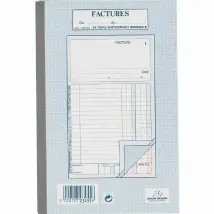 Atma Factures autocollantes - Petits carreaux