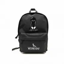 BigBuy Fun Cartable Wednesday Addams Noir
