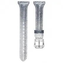 Bracelet Cuir - Argent Noir