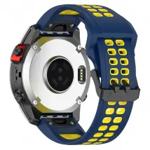 Bracelet Garmin Descent G1/COROS VERTIX - Bleu/Jaune