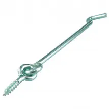 FIX'PRO Crochet de contrevent - 100 mm - Lot de 2