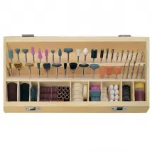BRUDER MANNESMANN Kit accessoires mini meuleuse 200 pcs