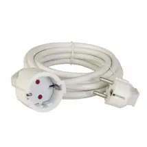 Unitec Rallonge Schuko 5 m - Blanc
