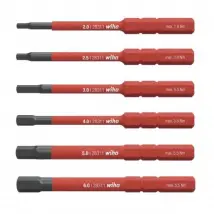 Wiha Embouts slim isolés 1000V (x6)