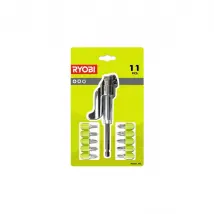 RYOBI Kit 10 embouts avec renvoi d'angle
