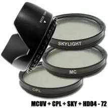 DynaSun Kit de Filtres 72mm