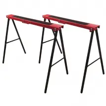 Brüder Mannesmann Tréteaux 2 pcs Acier