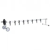 vidaXL Enrouleur de bâche de piscine - Inox