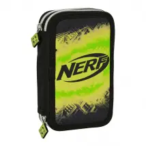 Nerf Plumier Double Neon - Noir Citron