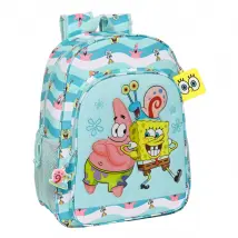SPONGEBOB Cartable Stay Positive - Bleu/Blanc