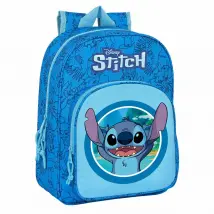 Stitch Cartable - Bleu 26x34x11 cm