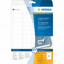 Étiquettes Herma 4346 - 45,7 x 21,2 A4 - Blanc