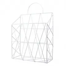 Wewoo Porte-revues nordique suspendu - Blanc