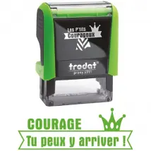 Trodat Tampon COURAGE - Encre Verte