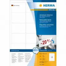Herma Étiquettes Movables - Blanc