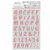 ALADINE Pochoirs Alphabet Chiffres