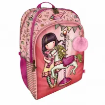 Cartable Gorjuss Carousel Saumon