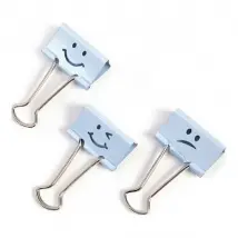 Rapesco Pince double clip Emojis 19 mm