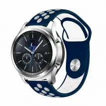 Phonecare Bracelet SportyStyle Samsung Galaxy Watch5 - Bleu Foncé / Blanc