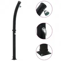 VIDAXL Douche solaire 20L - Noir