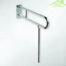 Barre d'appui relevable HELP + jambe d'appui en acier inoxydable