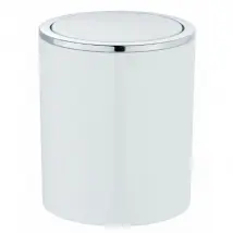 Wenko Inca Poubelle à Couvercle Oscillant 2 L Blanc