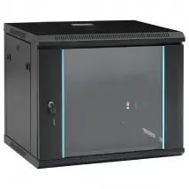 vidaXL Coffret de réseau mural IP20 9U 19"