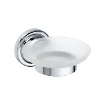 BEMETA Porte-savon RETRO en verre et chrome