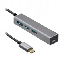 EKON USB-C Hub - 3 USB-A + Ethernet RJ45