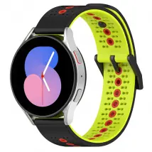 Bracelet de montre 22mm silicone tricolore pour Suunto 9 Peak