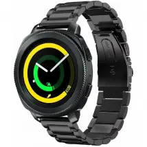 Phonecare Bracelet Acier Stainless pour Garmin Approach S12 - Noir