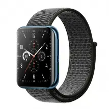 Phonecare Bracelet Nylon Doux pour Oppo Watch 46mm LTE - Noir