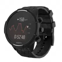 Bracelet Silicone 24mm pour Suunto 9 Baro - Noir