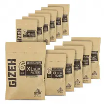 Lot de Filtres Cigarette Gizeh Pure XL Slim