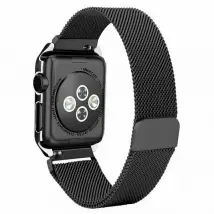 Bracelet Milanese Loop pour Garmin Forerunner 255S Music - Noir