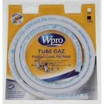 Tuyau gaz butane-propane avec colliers