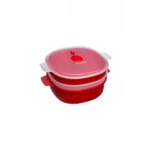 Snips cuiseur vapeur micro-ondes - Rouge