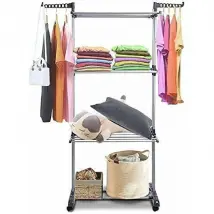 Vendos85 étendoir à linge pliable 3 niveaux