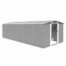 vidaXL Abri de jardin - Métal Gris