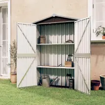 vidaXL Abri de jardin 116x45x175 cm - Marron