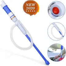 Pompe à eau électrique siphon de gazole - Bleu