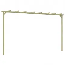 vidaXL Pergola de jardin - Pin imprégné