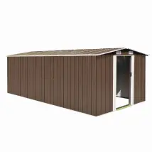 vidaXL Abri de jardin - Métal Marron