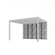 Habrita Panneaux moucharabieh pour pergola bioclimatique - PERBIM36