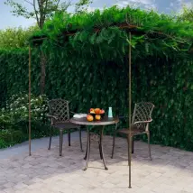 vidaXL Pergola de jardin 3x3 m - Marron