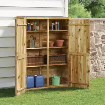 vidaXL Abri à outils de jardin 123x45x171 cm