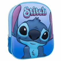 Cartable 3D Stitch - Bleu