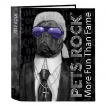 Reliure à anneaux Pets Rock A4