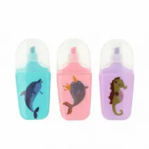 INCA Marqueurs Fluorescents Océan (3 Unités)