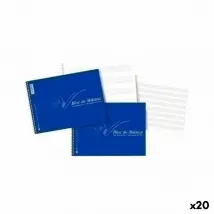 Cahier Musique Bleu - 20 Unités